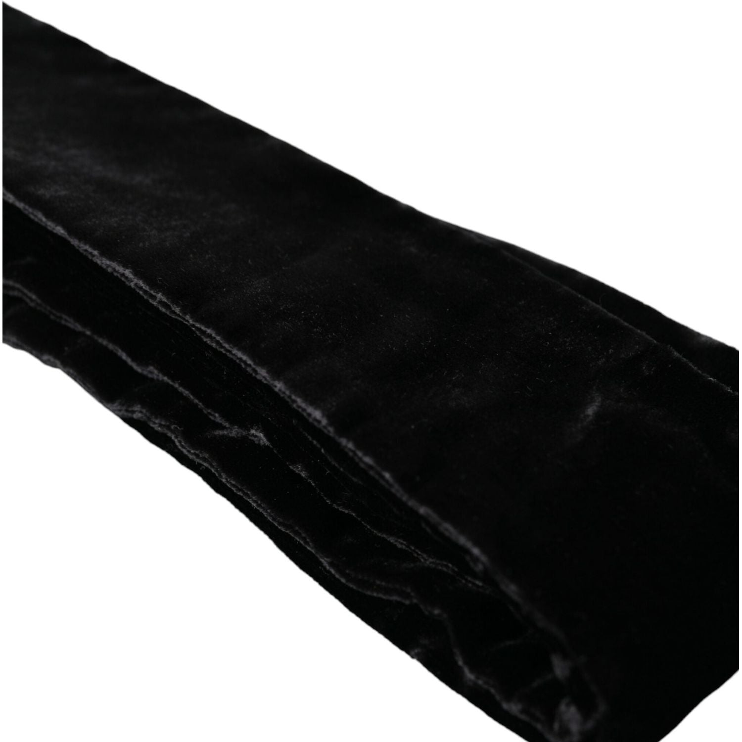 حزام نسائي من دولتشي آند غابانا باللون الأسود من الفيسكوز ذو الخصر العريض