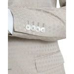 Dolce & Gabbana Beige MARTINI Single Breasted Coat Blazer JKT4015-48
