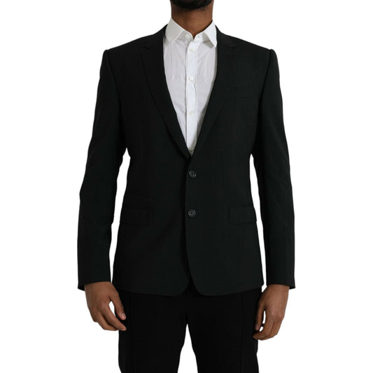 Dolce & Gabbana Blue GOLD Notch Single Breasted Coat Blazer JKT4025-50