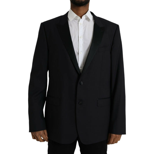 Dolce & Gabbana Blue MARTINI Single Breasted Coat Blazer JKT4026-58