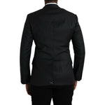 Dolce & Gabbana Black Stripe MARTINI Single Breasted Coat Blazer JKT4032-46