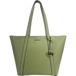 Michael Kors Large Pratt Shoulder Zip Tote Bag Light Sage 29869