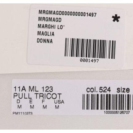 بلوزة صوفية زرقاء أنيقة من مارغي لو - أناقة يومية أنيقة