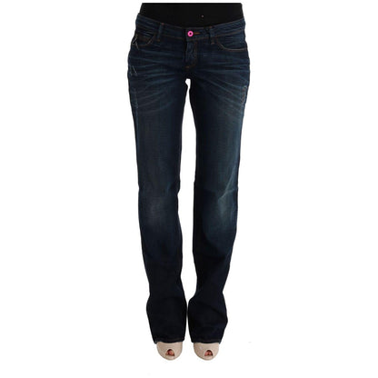Costume National Blue Cotton Regular Fit Denim Jeans Jeans & Pants