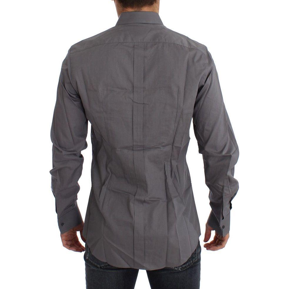 قميص دولتشي آند غابانا الأنيق المصنوع من القطن بقصّة Slim Fit