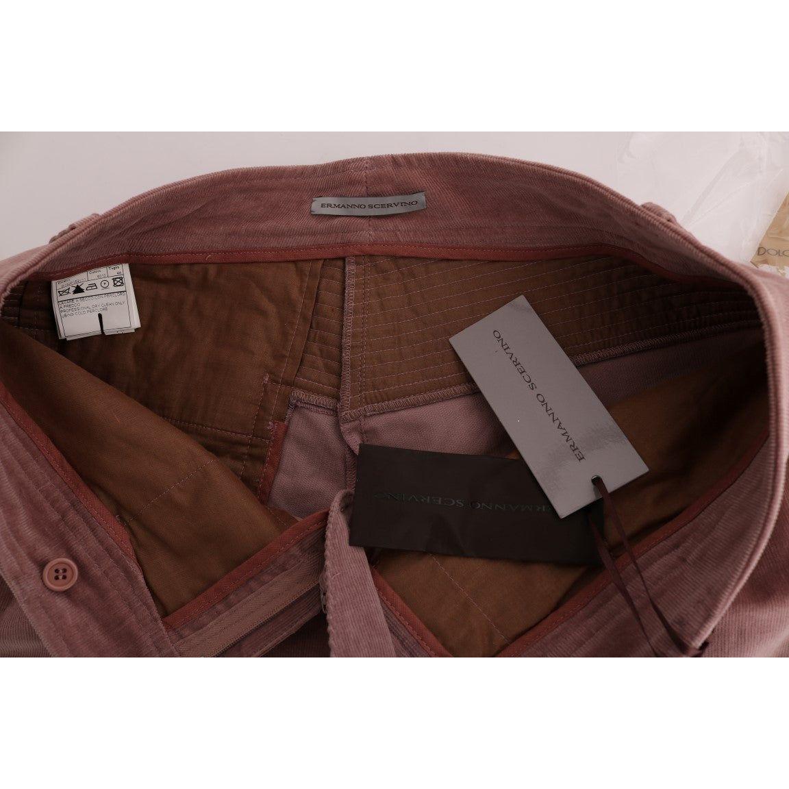 بنطلون كابري وردي أنيق من إيرمانو شيرفينو