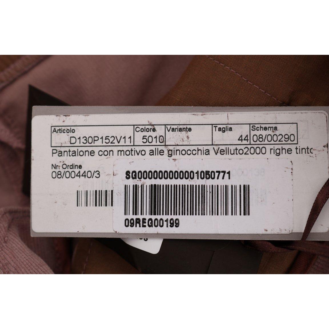 بنطلون كابري وردي أنيق من إيرمانو شيرفينو