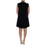 Dolce & Gabbana Black Wool Crystal Princess Dress Dolce & Gabbana Black