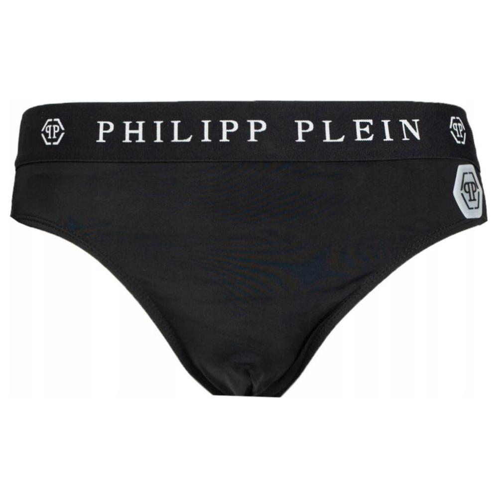 شورت سباحة أنيق من النايلون من Philipp Plein مع تفاصيل الشعار المميز