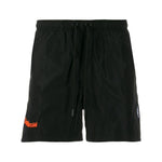 Marcelo Burlon Black Polyamide Men's Swimwear Boxer