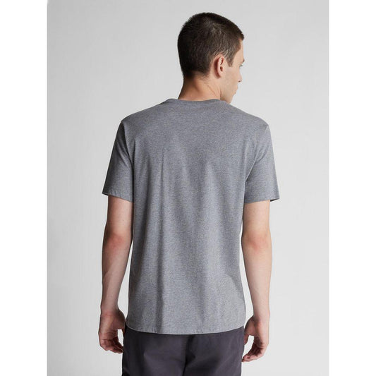 North Sails Gray Cotton Men Crewneck T-Shirt