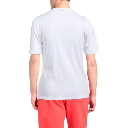 North Sails Elegant White Cotton Logo Tee