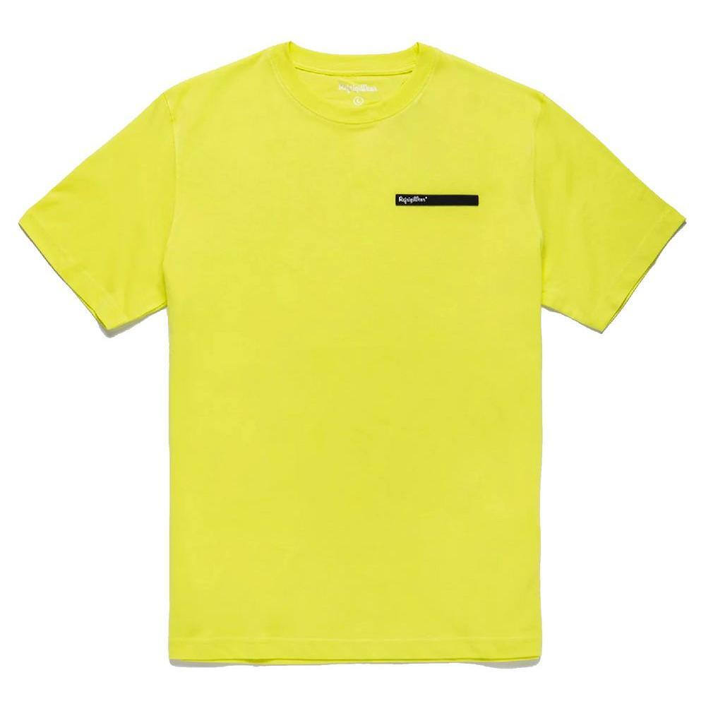 Refrigiwear Embossed Logo Cotton T-Shirt in Yellow RE-12618-XXL