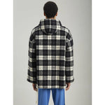 Palm Angels Black Cashmere Men Sweater with Hood