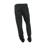 Made in Italy Black Cotton Men's Trouser
