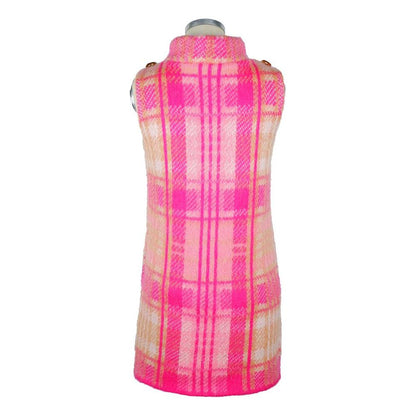 Elisabetta Franchi Fuchsia Marabou Women Dress