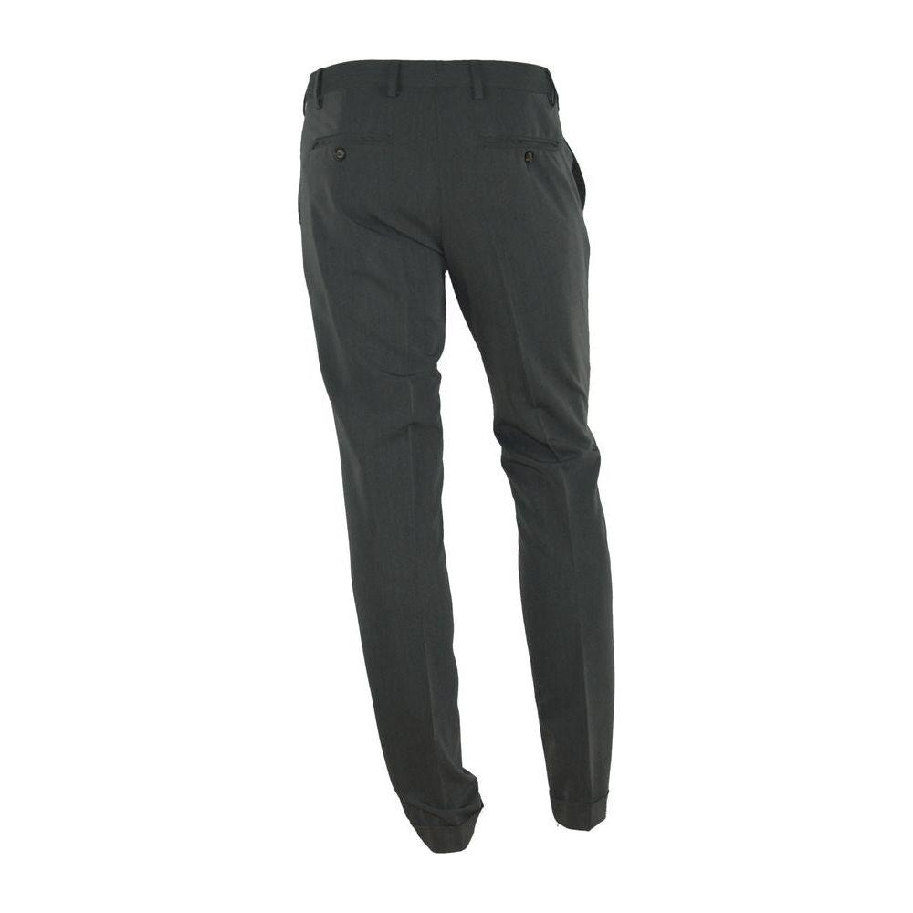 Made in Italy Elegant Italian Gray Trousers for Men