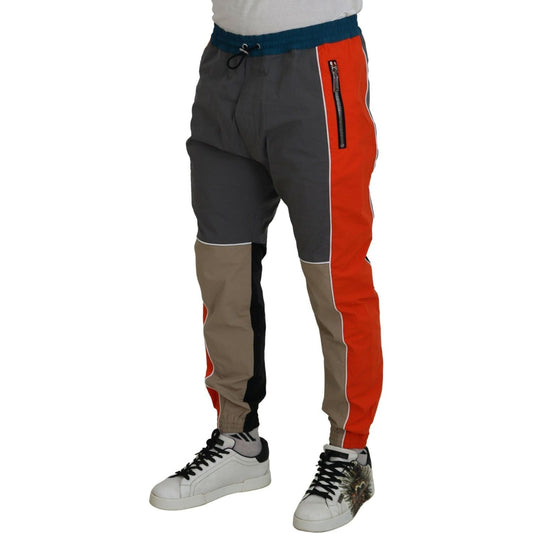 Dsquared² Multicolor Patchwork Cotton Jogging Pants PAN74535-48