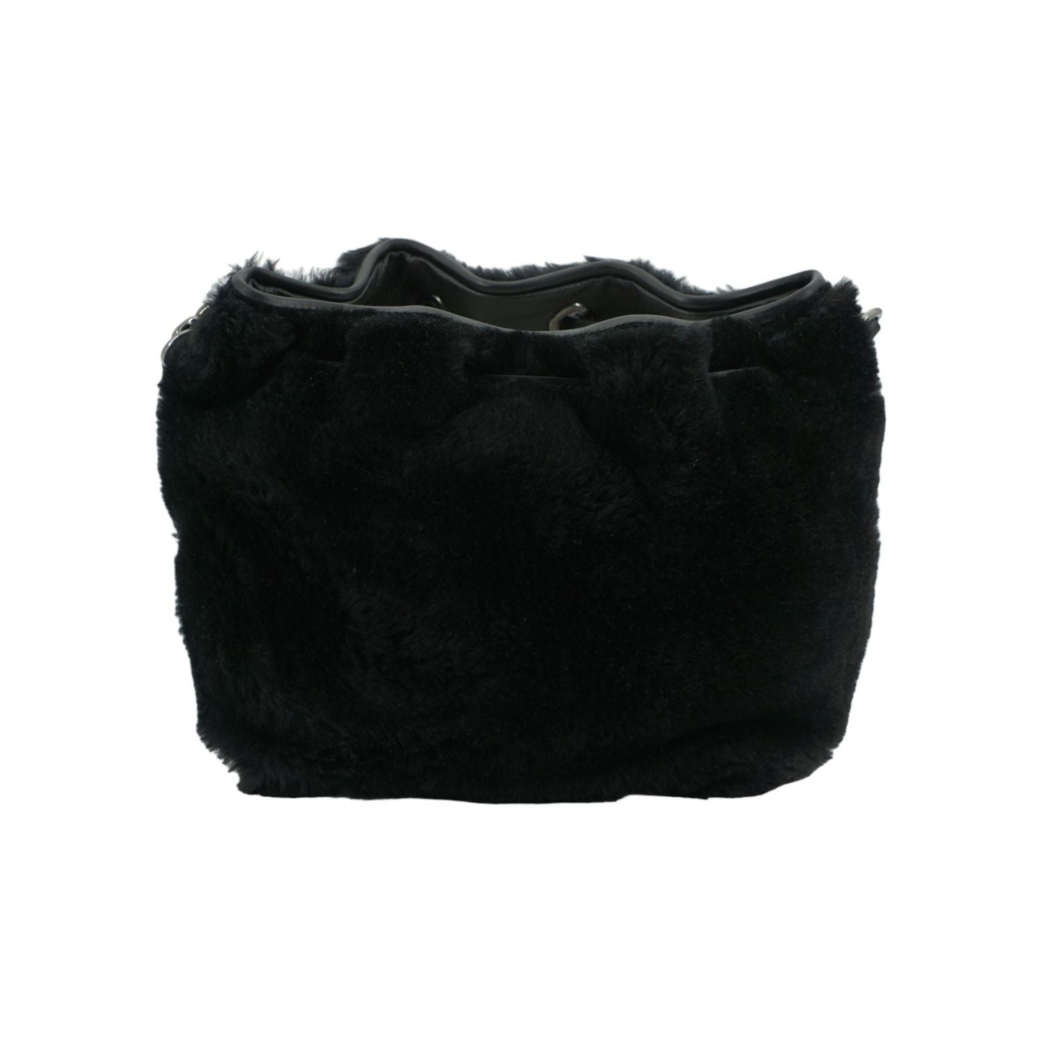 Front view with bag zipped and handles upright.