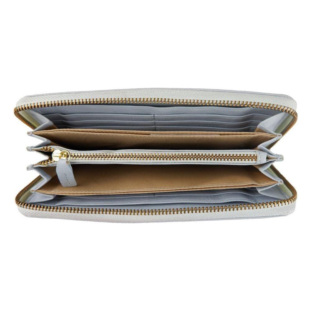 محفظة نسائية من جلد العجل الرمادي من كافالي كلاس