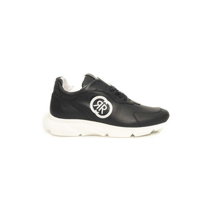 Cerruti 1881 Blue Cowhide Men Sneaker