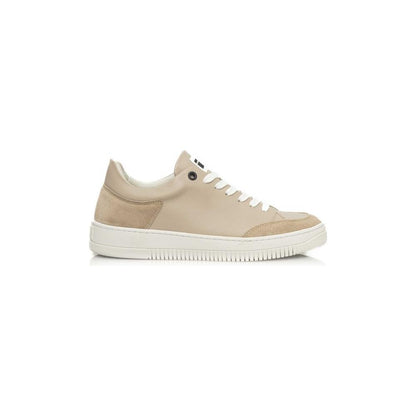 Cerruti 1881 Beige Cowhide Women Sneaker