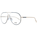 Maje Gray Women Glasses Frame in full-rim gray nickel silver alloy with demo lenses and aviator style