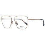 Maje Gold Women Glasses Frame, full-rim aviator style, metal material, gold color with plastic demo lenses.