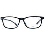 Hugo Boss Black Men Glasses Frame in acetate, full-rim rectangle style with 54mm width, includes branded case.