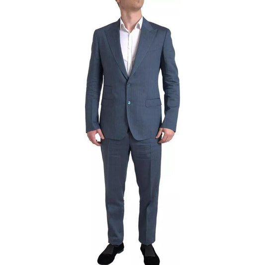 Dolce & Gabbana Blue 2 Piece Single Breasted NAPOLI Suit KOS2185-52