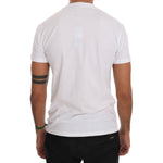 Daniele Alessandrini White Cotton Crewneck T-Shirt TSH1326-1