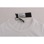 Daniele Alessandrini White Cotton Crewneck T-Shirt TSH1326-1