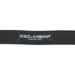 Dolce & Gabbana Red Leather Silver Metal Buckle Belt Men Dolce & Gabbana Dark Slate Gray