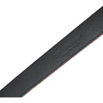 Dolce & Gabbana Red Leather Jacquard Silver Metal Buckle Belt Dolce & Gabbana Dark Slate Gray