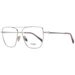 Maje Gold Women Glasses Frame in metal full-rim aviator style with demo lenses and 53-13-140 size, includes branded case.