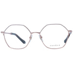 Sandro Rose Gold Women Glasses Frame in stainless steel with full-rim design and demo lenses, perfect for a stylish look.