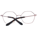 Sandro Rose Gold Women Glasses Frame with stainless steel full-rim design and demo lenses, shown with branded case.