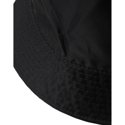 Dolce & Gabbana Black Wide Brim Cap Bucket Hat Men