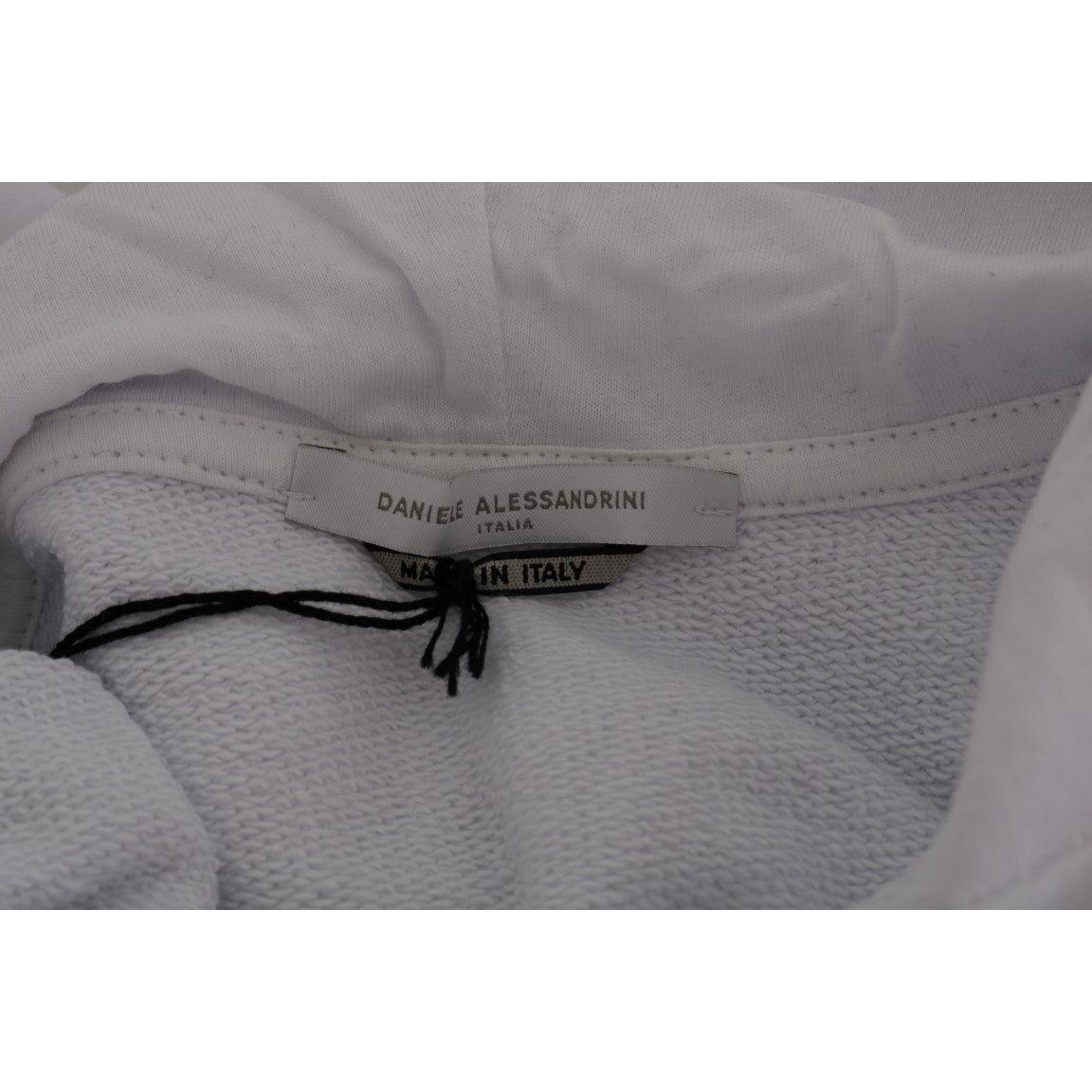 سترة دانييل أليساندريني الأنيقة المصنوعة من القطن باللون الأبيض