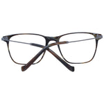 Hackett Brown Men Glasses Frame, full-rim acetate in brown, rectangle style, includes branded case with demo plastic lenses, size 51-17-145
