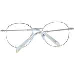 Maje Gold Women Glasses Frame in full-rim stainless steel with demo lenses, round style, size 48-17-140, includes branded case.
