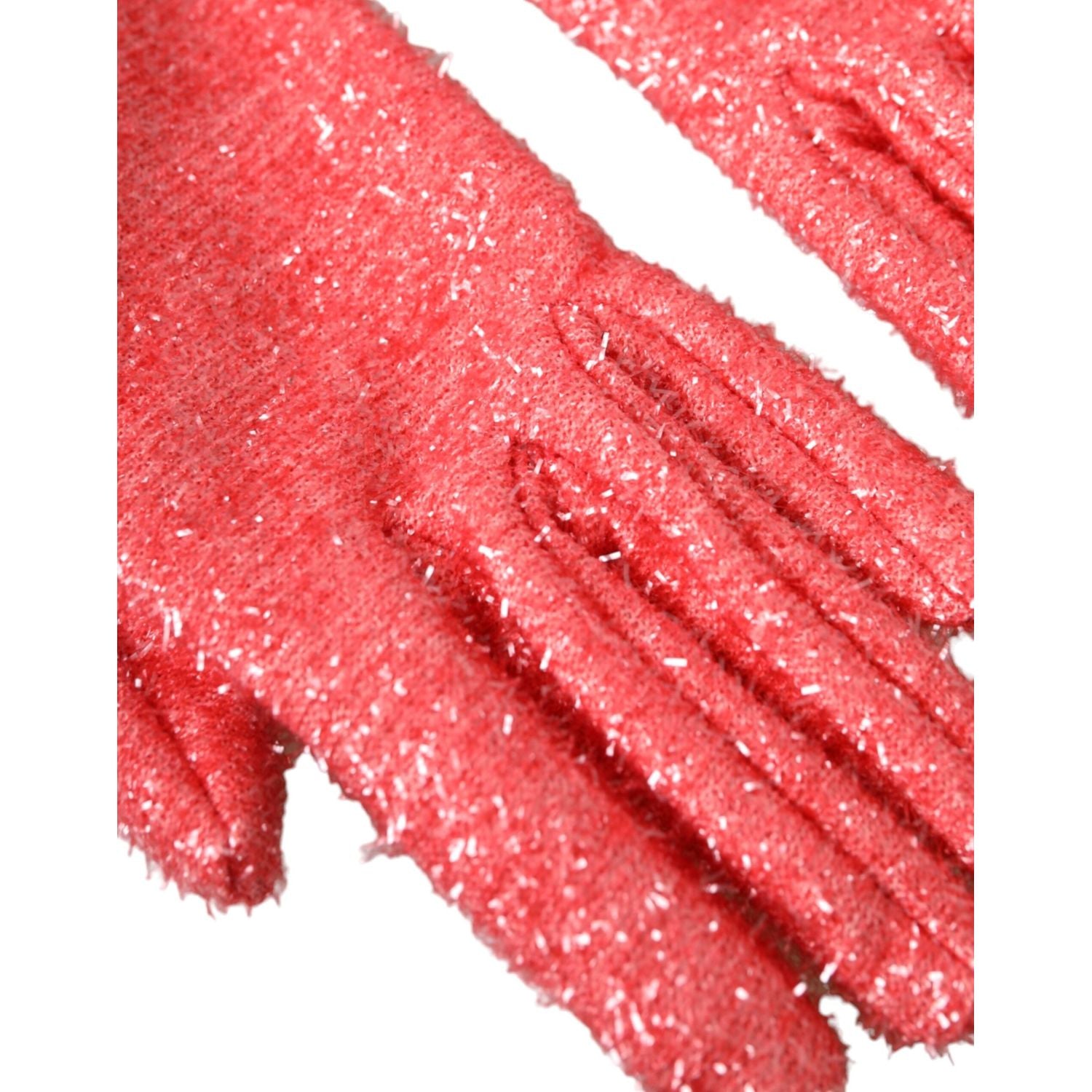 قفازات دولتشي آند غابانا الوردية من لوركس فانتازيا بطول متوسط ​​للذراع