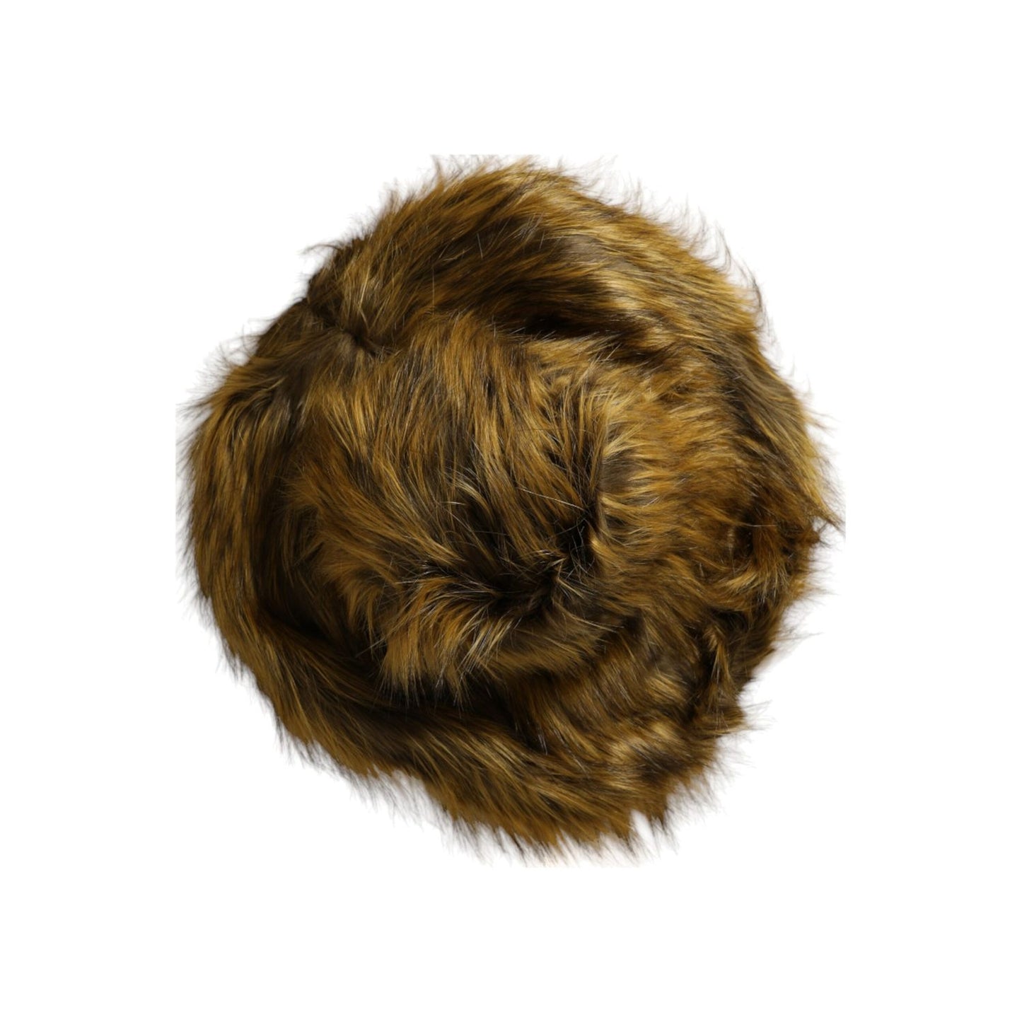 Dolce & Gabbana Brown Modacrylic Faux Fur Bucket Hat