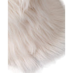 Dolce & Gabbana White Acrylic Fur Womens Bucket Hat