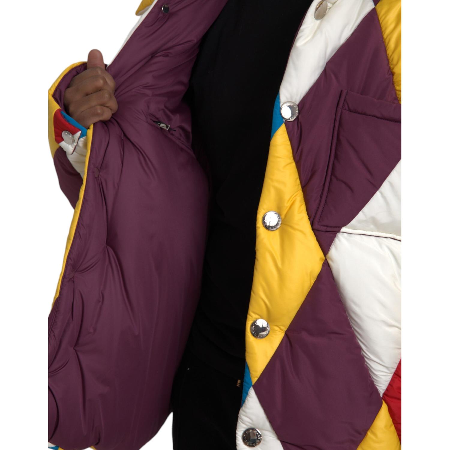 جاكيت منفوخ متعدد الألوان من دولتشي آند غابانا للرجال