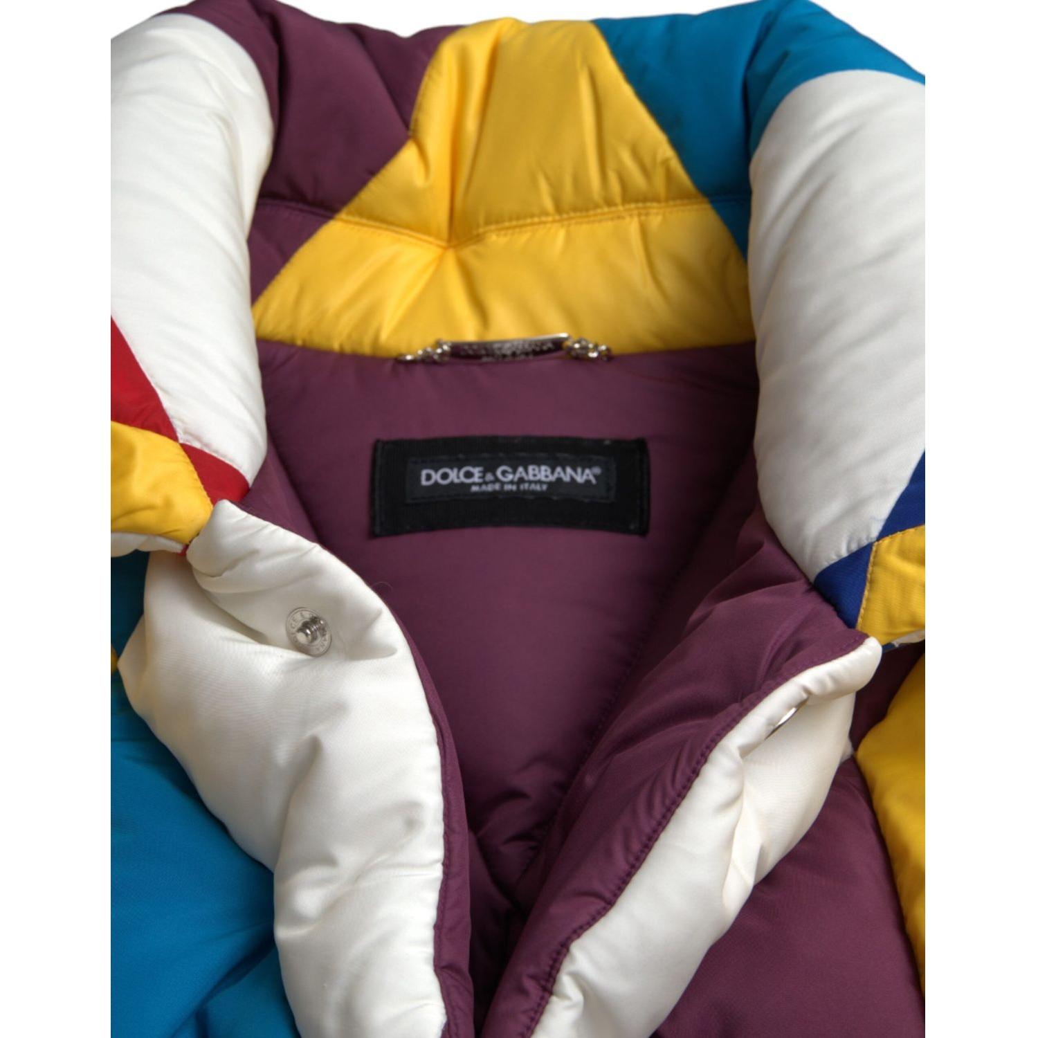 جاكيت منفوخ متعدد الألوان من دولتشي آند غابانا للرجال