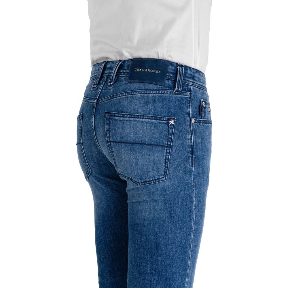 Tramarossa Blue Cotton Men's Jeans
