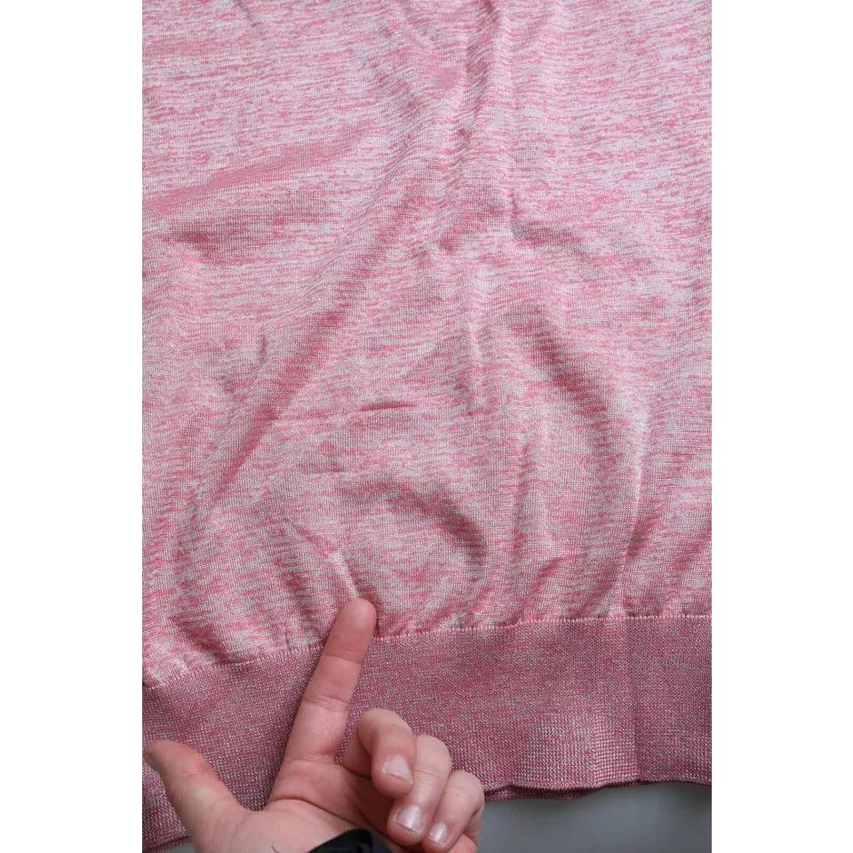 سترة رجالية من البوليستر باللون الوردي من دولتشي آند غابانا