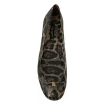 Dolce & Gabbana Brown Leopard Ballerina Flats Leather Shoes