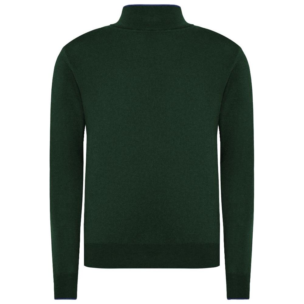 La Martina Green Marabou Sweater
